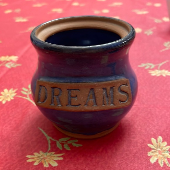 Source Unknown Storage & Organization Blue Stoneware Pottery Dreams